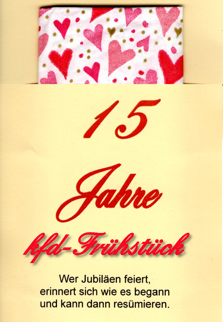 15 jahre fruehstueck